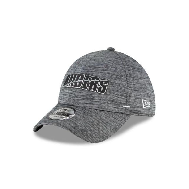 NFL Las Vegas Raiders Summer Sideline 39Thirty Stretch Fit (CXQ9460) - Grey New Era Caps